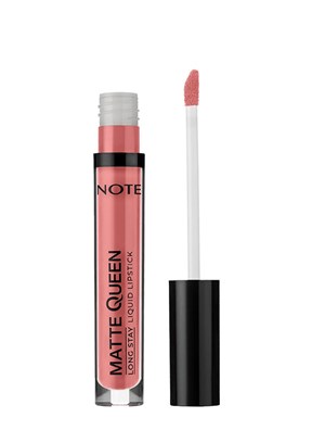 NOTE Matte Queen Lipstick 06 Noble Rose Kalıcı Likit Ruj - Nude