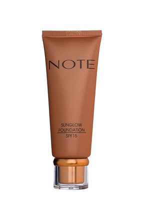 NOTE Sunglow 20 Işıltılı SPF 15 Bronzlaştırıcı Fondöten