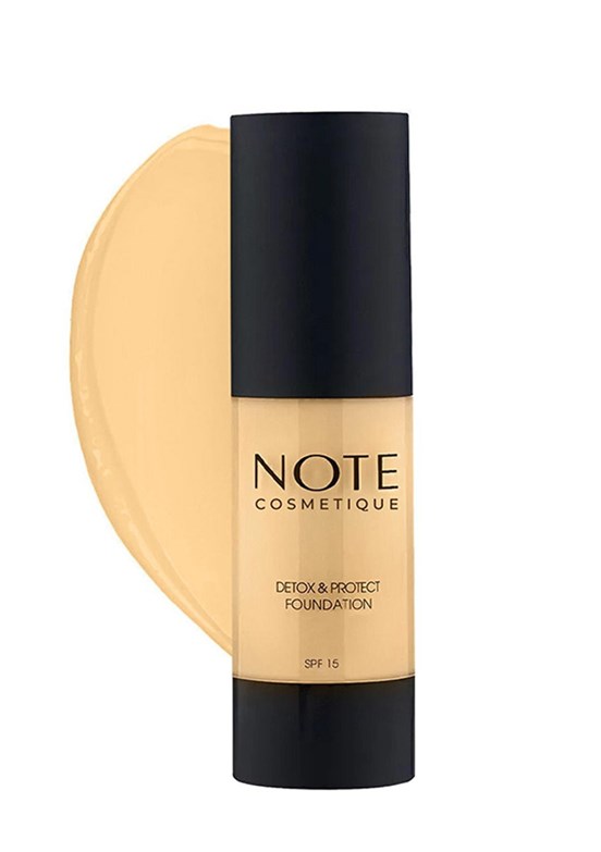 NOTE Detox & Protect 03 Medium Beige Canlandırıcı Etkili SPF 15 Kapatıcı Fondöten