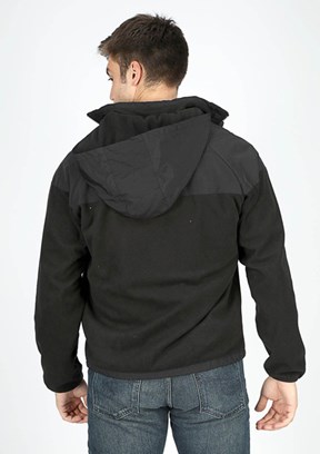 LEE COOPER Ewan Siyah Erkek Polar Mont