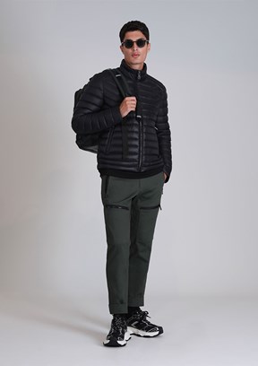 LUFIAN Yeşil Erkek Normal Bel Pantolon