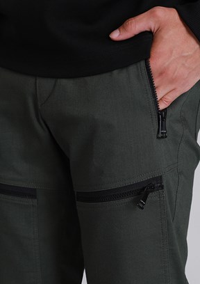 LUFIAN Yeşil Erkek Normal Bel Pantolon