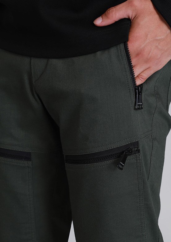 LUFIAN Yeşil Erkek Normal Bel Pantolon