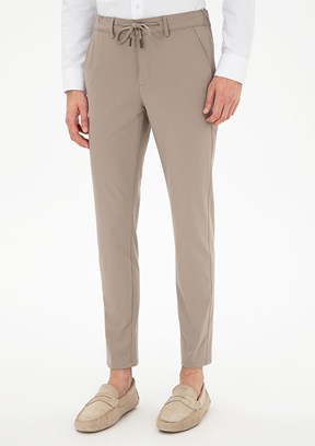 PİERRE CARDİN Bej Erkek Slim Pantolon