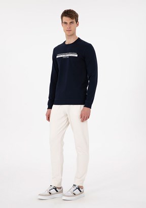 US POLO ASSN Beyaz Erkek Regular Pantolon