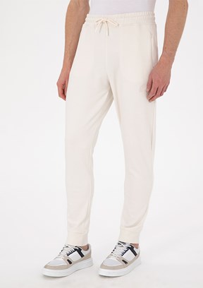 US POLO ASSN Beyaz Erkek Regular Pantolon