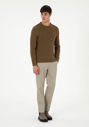 US POLO ASSN Yeşil Erkek Chino Pantolon