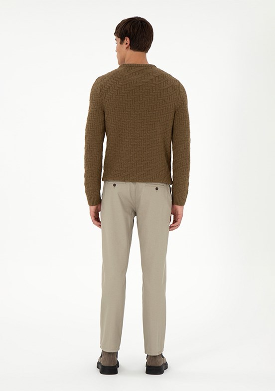 US POLO ASSN Yeşil Erkek Chino Pantolon