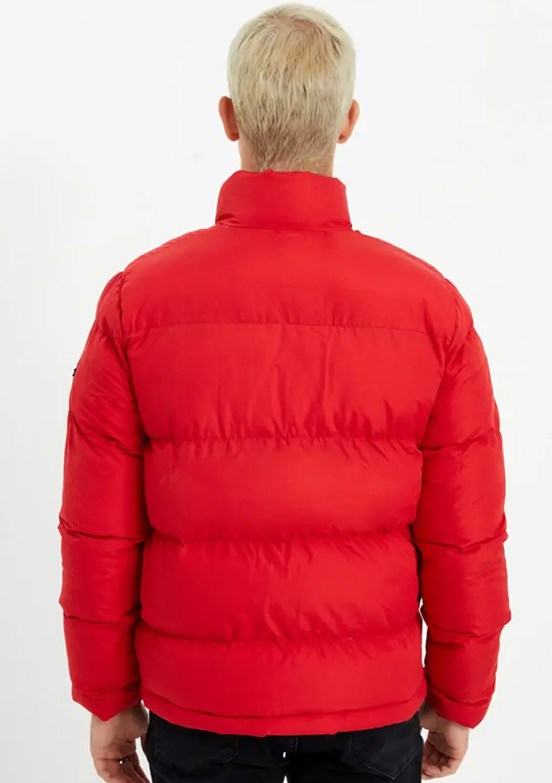 THE CROW Kırmızı Unisex Kapüşonlu Mont