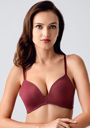 NEW BRA Bordo Kadın Destekli Sütyen