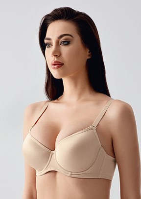 NEW BRA - 3479000000 Kadın Ten Desteksiz Big Size Sütyen