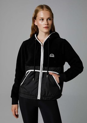 ELLESSE Siyah Kadın Kapüşonlu Ceket