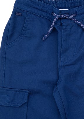 US POLO ASSN Lacivert Kız Çocuk Mom Pantolon