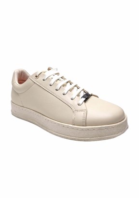 LUCİANO BELLİNİ - C15003 Erkek Krem Casual Ayakkabı