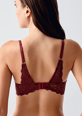 NEW BRA Bordo Kadın Destekli Sütyen