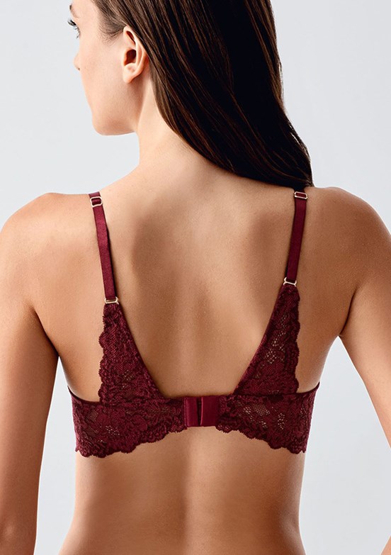 NEW BRA Bordo Kadın Destekli Sütyen