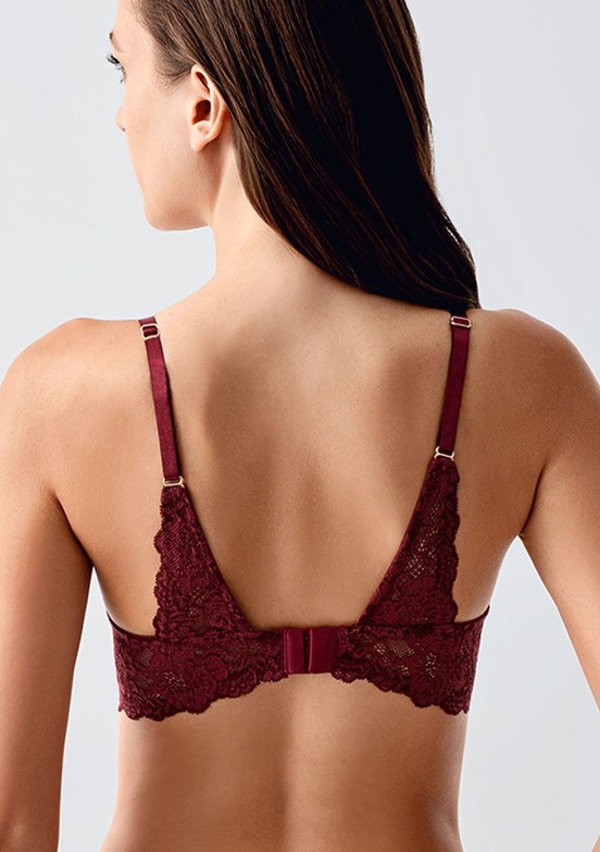NEW BRA Bordo Kadın Destekli Sütyen
