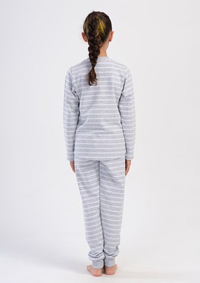 VİENETTA Gri Kız Çocuk Pijama Takımı
