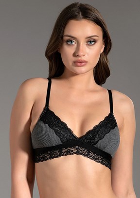 NEW BRA Antrasit Kadın Bralet