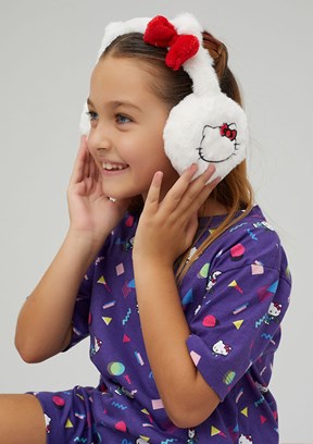 HELLO KITTY Beyaz Unisex Çocuk  Atkı&Bere&Eldiven