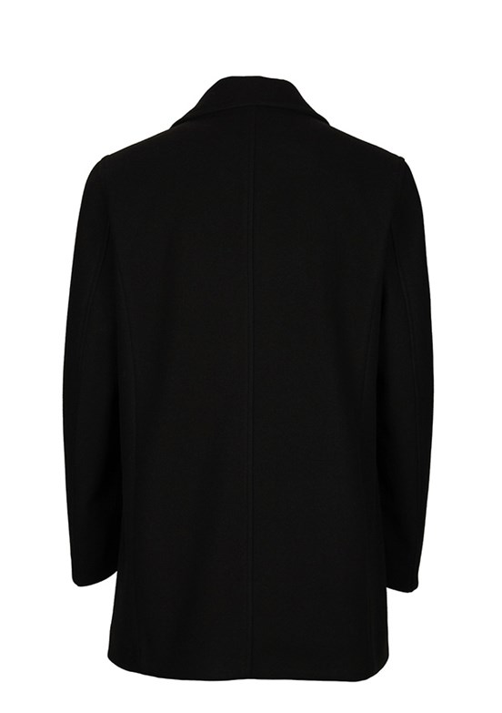 BACKANDBOND Siyah Erkek Kruvaze Kaban