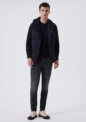 Lee Cooper Siyah Erkek Kapüşon Regular Fit Yelek