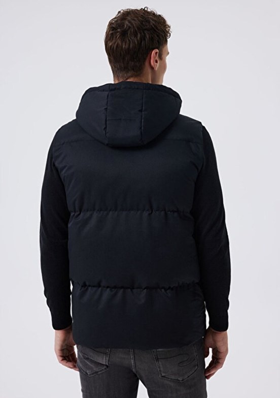 Lee Cooper Siyah Erkek Kapüşon Regular Fit Yelek