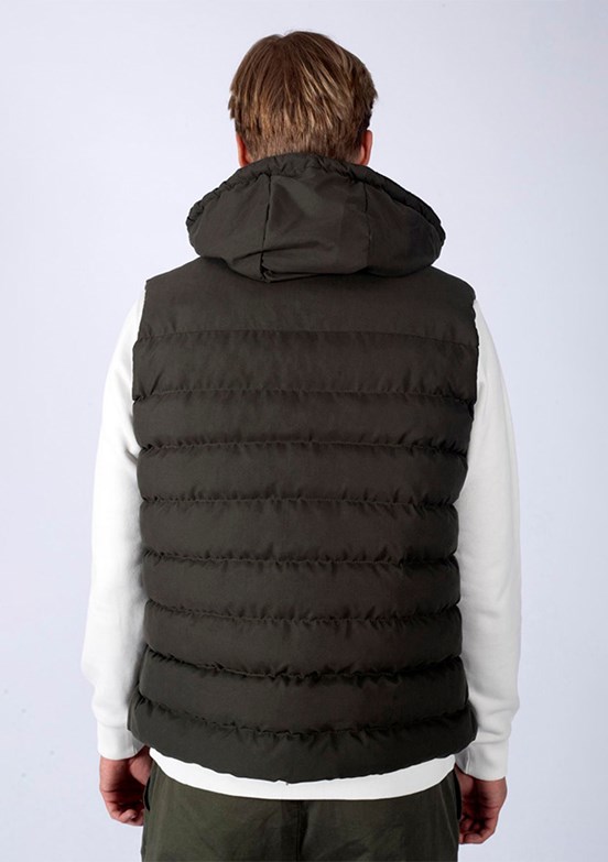 Lee Cooper Haki Erkek Kapüşon Regular Fit Yelek