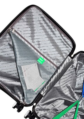 BENETTON Siyah Unisex Büyük Valiz