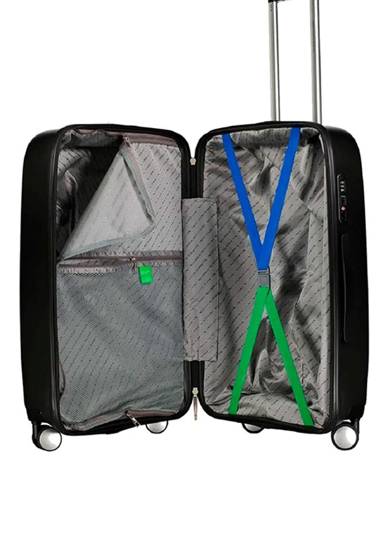 BENETTON Siyah Unisex Orta Valiz