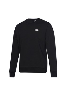 HUMMEL Siyah Erkek Baskılı Sweatshirt