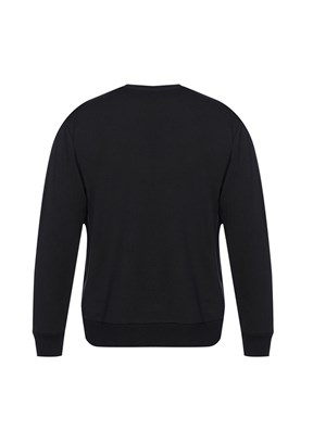 HUMMEL Siyah Erkek Baskılı Sweatshirt