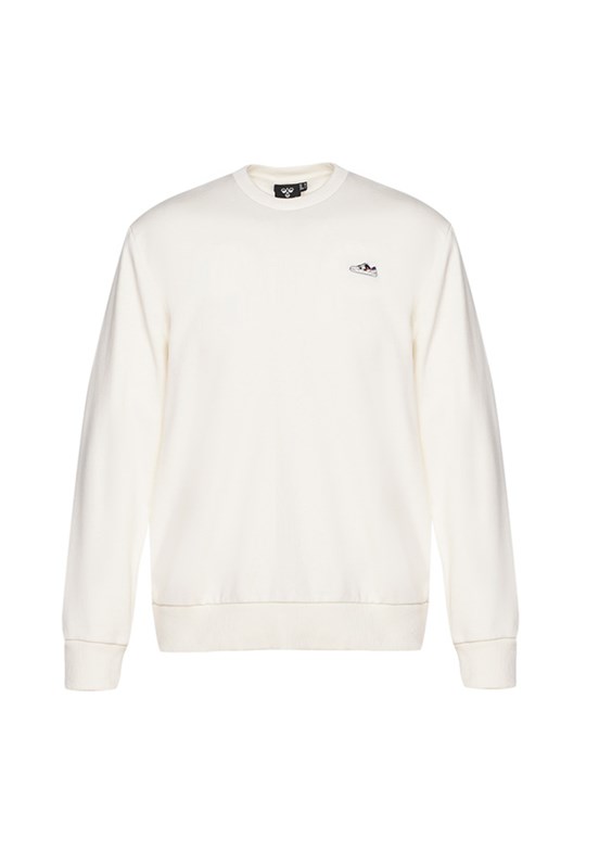 HUMMEL Beyaz Erkek Baskılı Sweatshirt