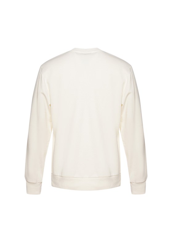 HUMMEL Beyaz Erkek Baskılı Sweatshirt