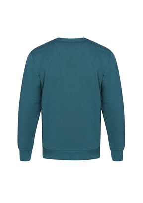HUMMEL Mavi Erkek Baskılı Sweatshirt