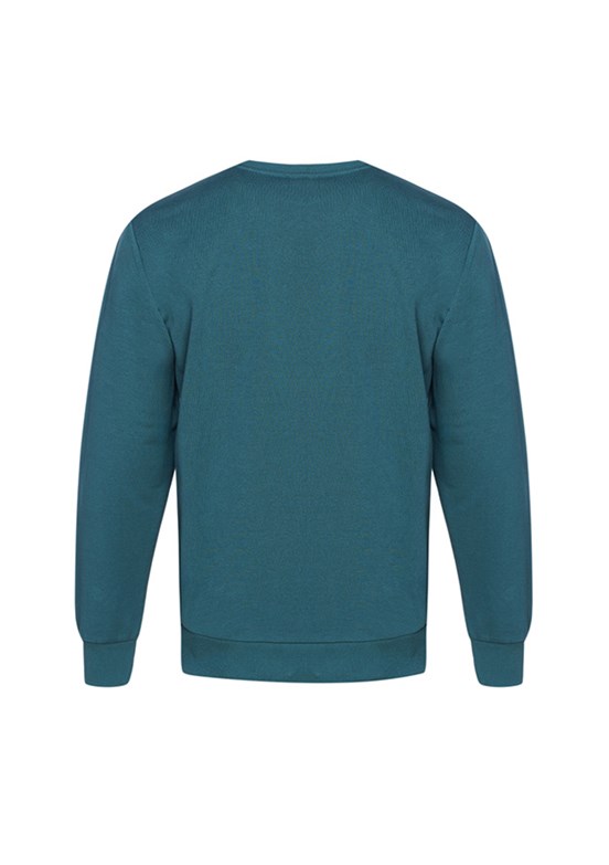 HUMMEL Mavi Erkek Baskılı Sweatshirt