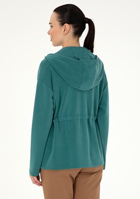 PİERRE CARDİN Yeşil Kadın Cropped Sweatshirt