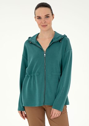 PİERRE CARDİN Yeşil Kadın Cropped Sweatshirt
