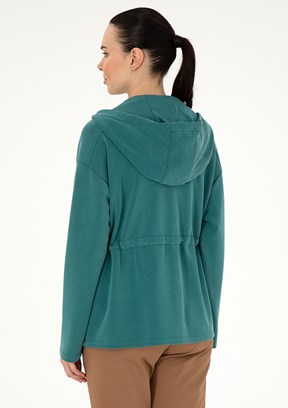 PİERRE CARDİN Yeşil Kadın Cropped Sweatshirt