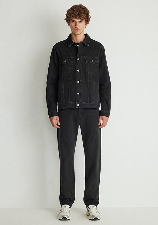 MAVİ RAY - M0110273-85218 Erkek Siyah Denim Ceket