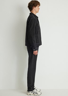 MAVİ RAY - M0110273-85218 Erkek Siyah Denim Ceket