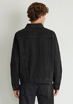 MAVİ RAY - M0110273-85218 Erkek Siyah Denim Ceket