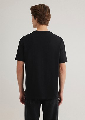 MAVİ Jeans Siyah Erkek Baskılı T-shirt