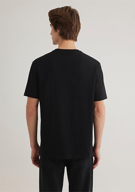 MAVİ Jeans Siyah Erkek Baskılı T-shirt