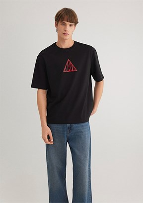 MAVİ Siyah Erkek Baskılı T-Shirt