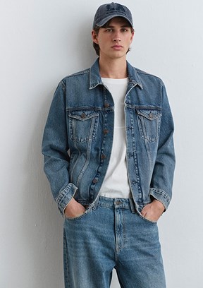 MAVİ RAY - M0110273-89412 Erkek Mavi Denim Ceket