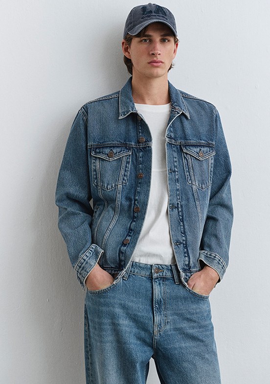 MAVİ RAY - M0110273-89412 Erkek Mavi Denim Ceket