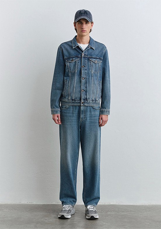 MAVİ Ray Classic Denim Vintage İndigo Mavisi Erkek Jean Ceket