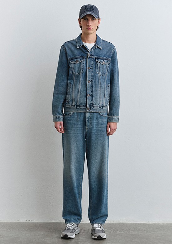MAVİ RAY - M0110273-89412 Erkek Mavi Denim Ceket