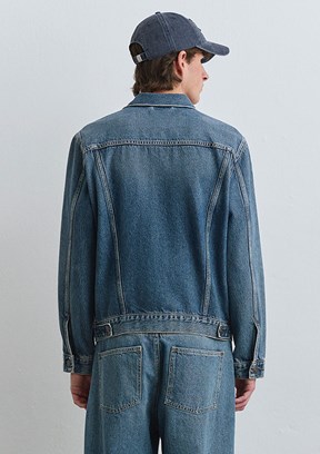 MAVİ RAY - M0110273-89412 Erkek Mavi Denim Ceket